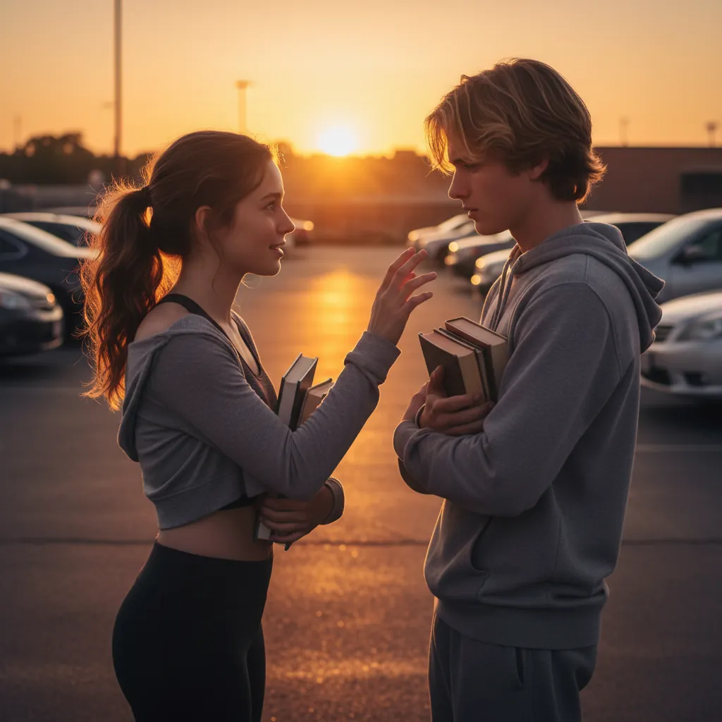 Romantic scene with soft lighting