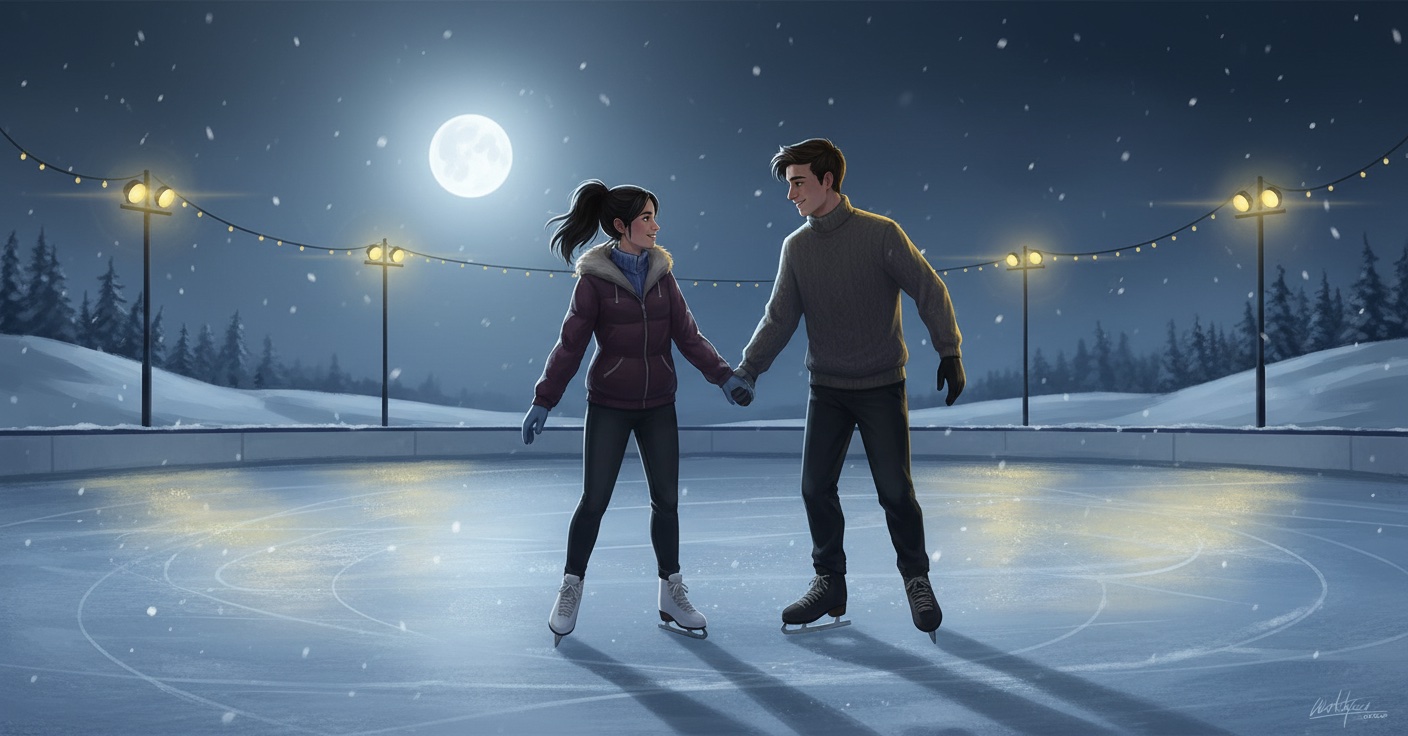 Midnight skating with Jace